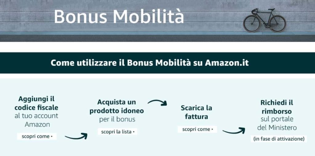 Bonus Mobilita Amazon